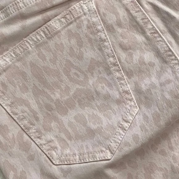 Current Elliott Pink High Waist Leopard Stiletto Jeans Size 25 NEW - Picture 8 of 10